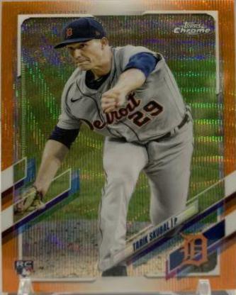 Tarik Skubal [Orange Wave Refractor] #103