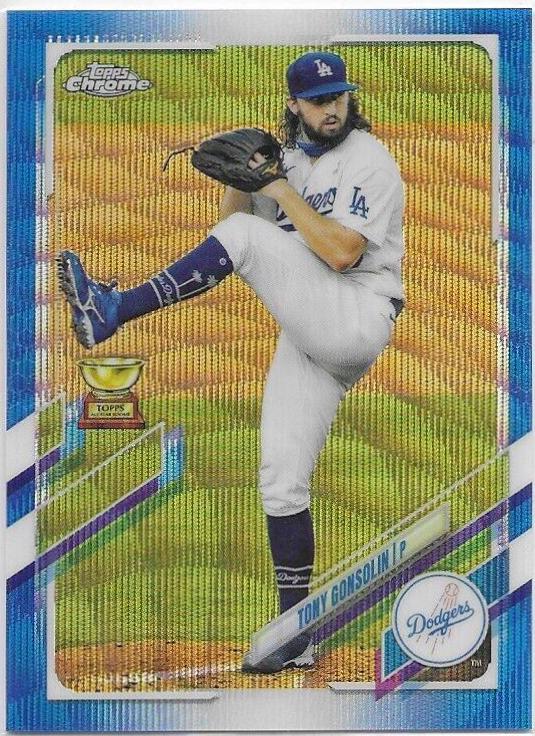 Tony Gonsolin [Blue Wave Refractor] #183