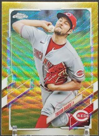 Trevor Bauer [Gold Wave Refractor] #77