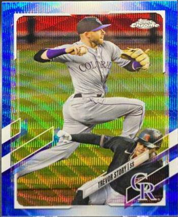 Trevor Story [Blue Wave Refractor] #158