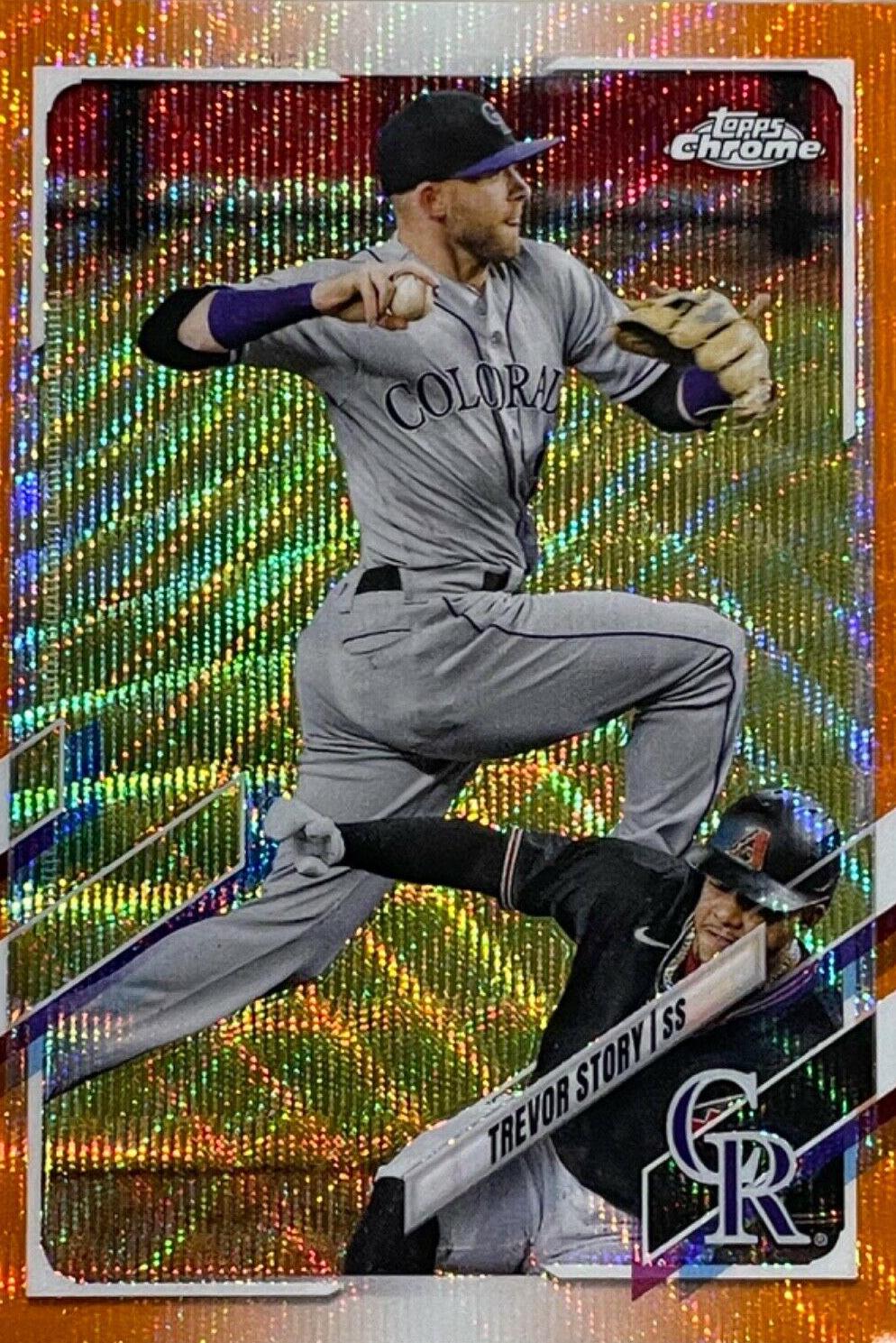 Trevor Story [Orange Wave Refractor] #158