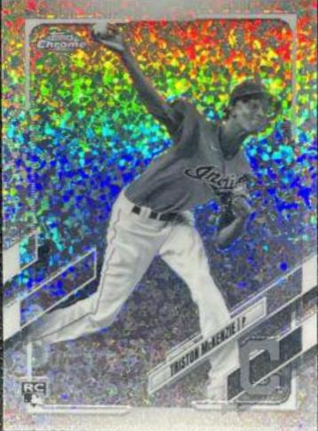 Triston McKenzie [Black & White Mini Diamond Refractor] #21
