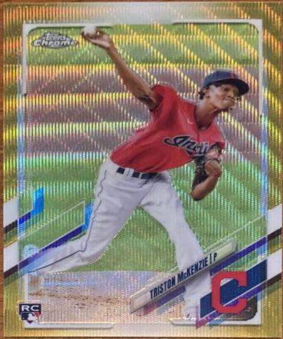 Triston McKenzie [Gold Wave Refractor] #21