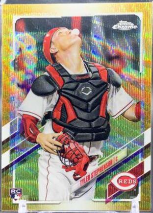 Tyler Stephenson [Gold Wave Refractor] #111