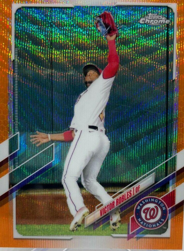 Victor Robles [Orange Wave Refractor] #219