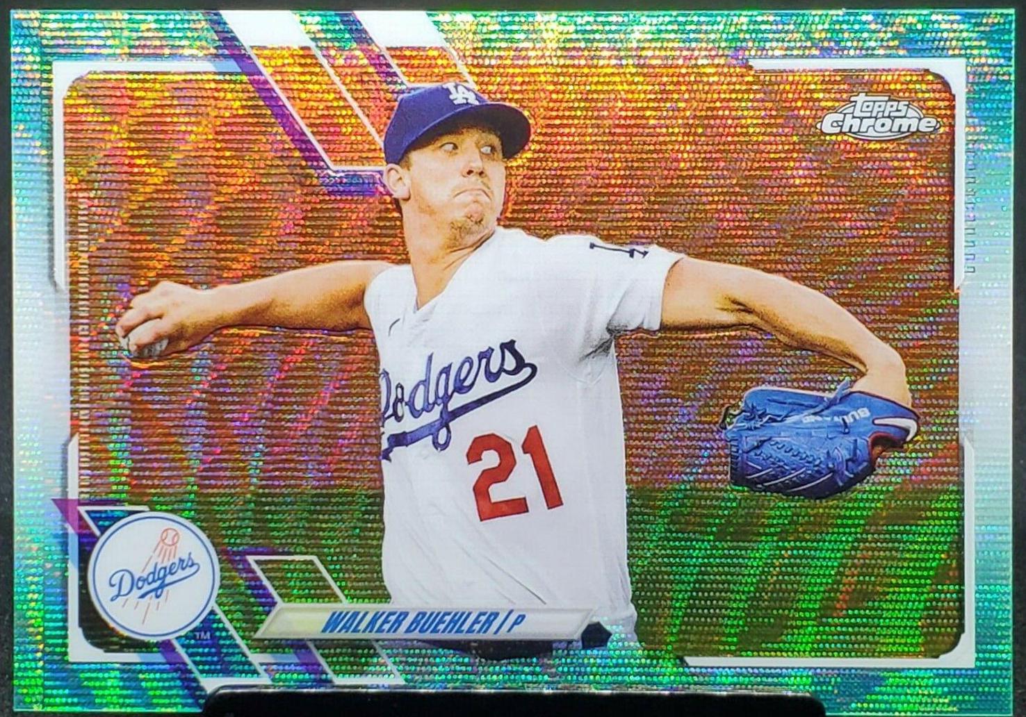 Walker Buehler [Aqua Wave Refractor] #157
