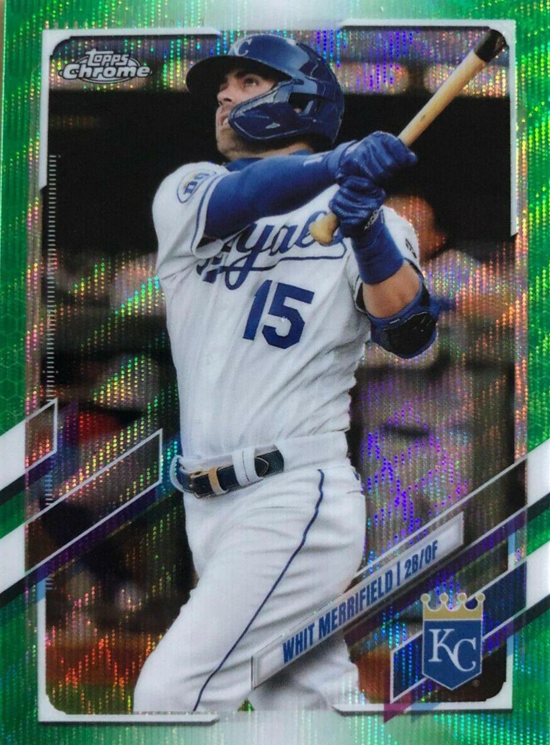 Whit Merrifield [Green Wave Refractor] #107