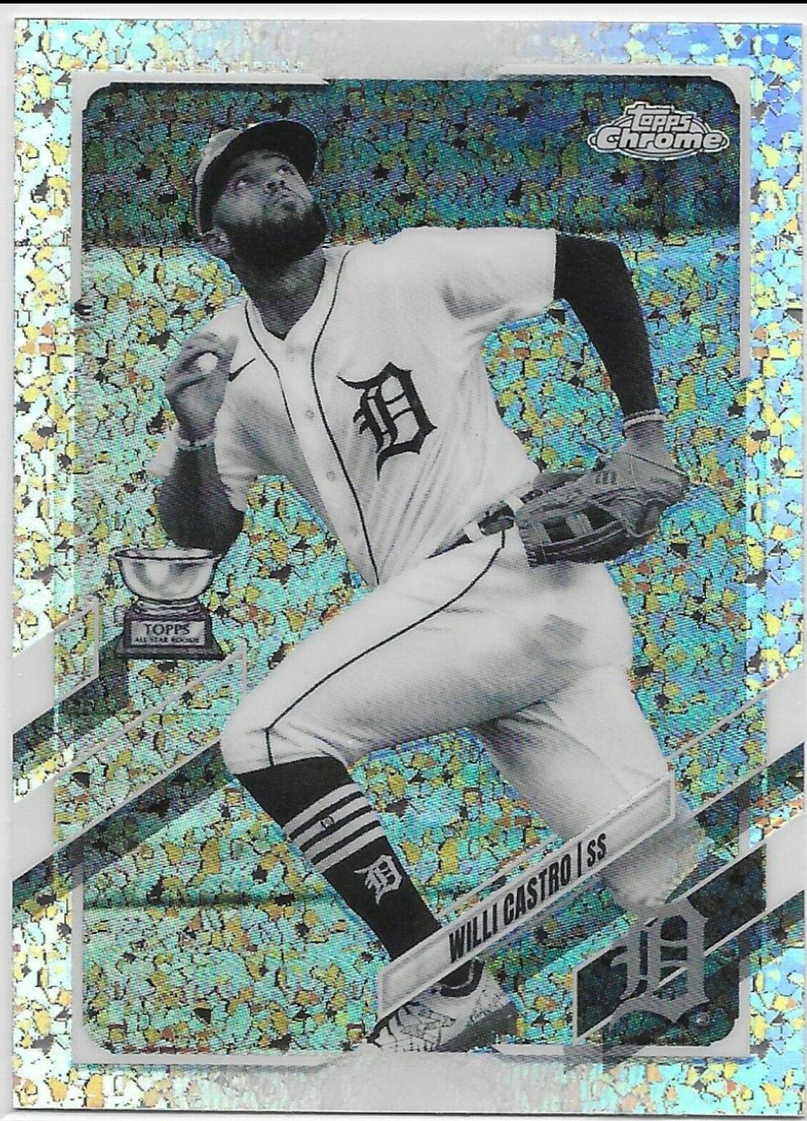 Willi Castro [Black & White Mini Diamond Refractor] #22