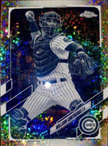 Willson Contreras [Black & White Mini Diamond Refractor] #52
