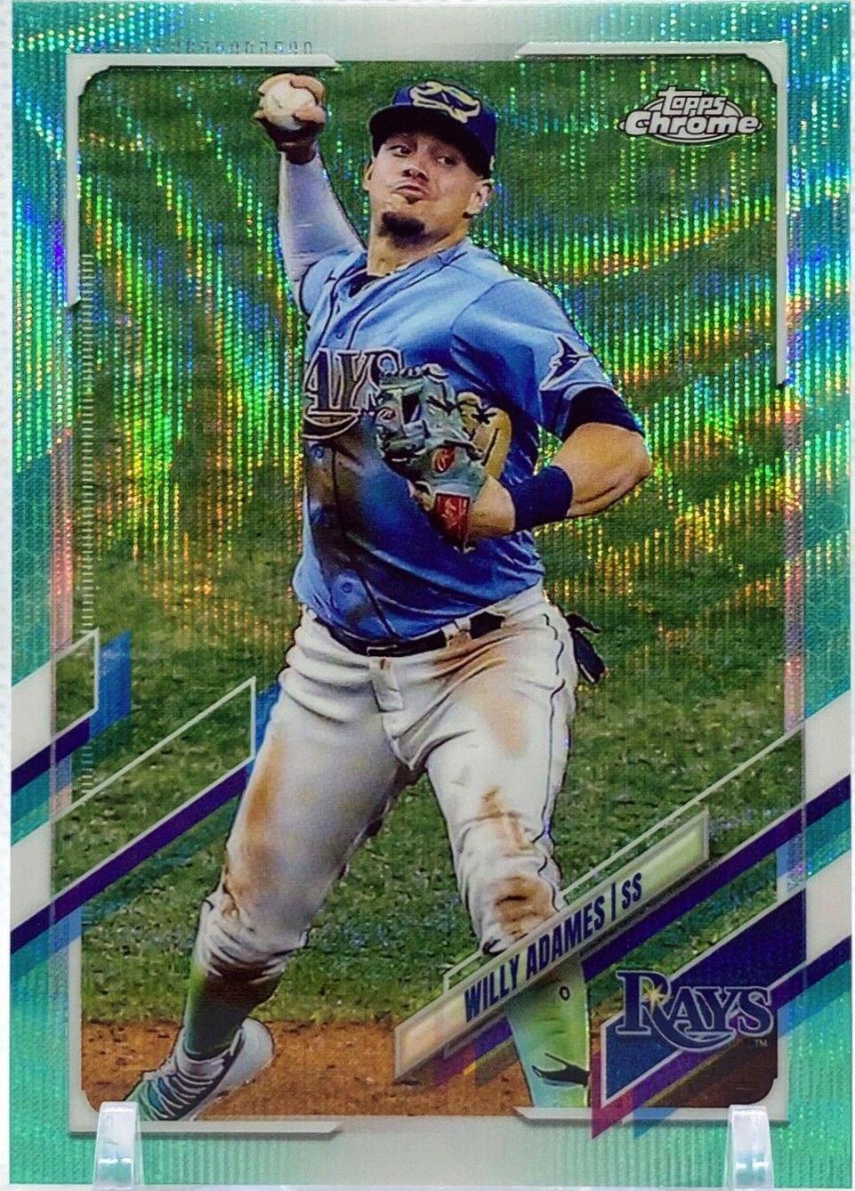 Willy Adames [Aqua Wave Refractor] #75