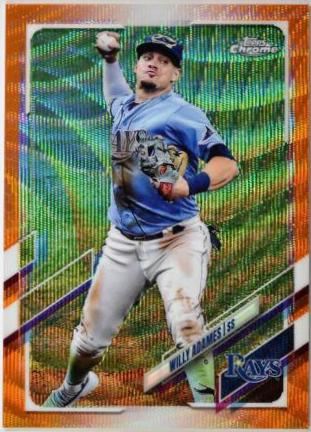 Willy Adames [Orange Wave Refractor] #75