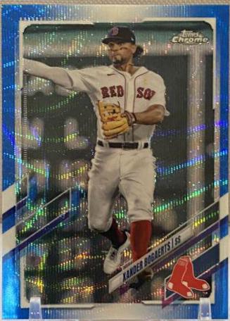 Xander Bogaerts [Blue Wave Refractor] #162
