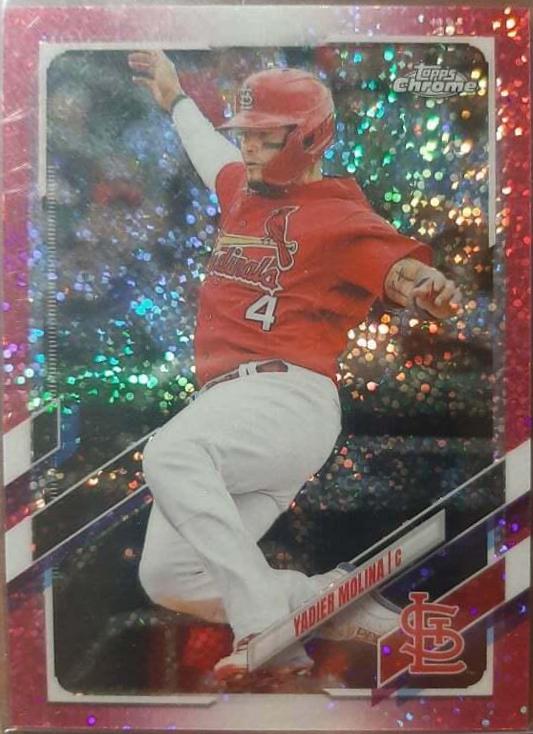 Yadier Molina [Magenta Speckle Refractor] #132