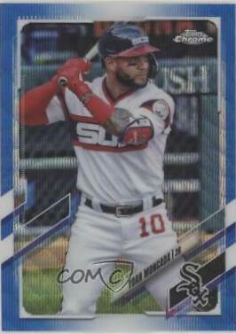 Yoan Moncada [Blue Wave Refractor] #186