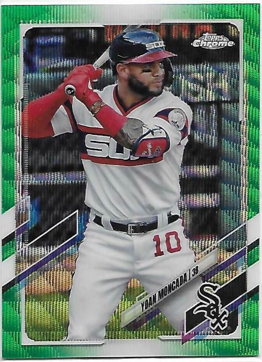 Yoan Moncada [Green Wave Refractor] #186