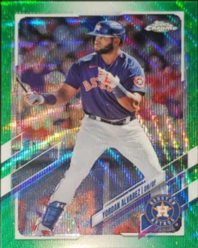 Yordan Alvarez [Green Wave Refractor] #141