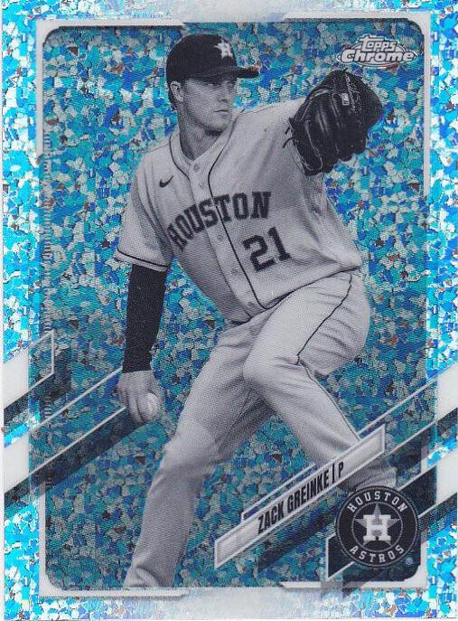 Zack Greinke [Black & White Mini Diamond Refractor] #154