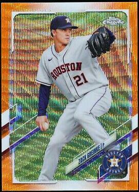 Zack Greinke [Orange Wave Refractor] #154