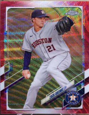 Zack Greinke [Red Wave Refractor] #154