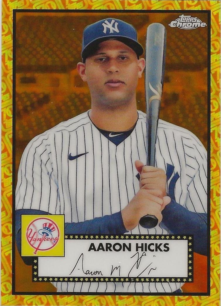 Aaron Hicks [Orange Yellow 70th Anniversary Refractor] #361