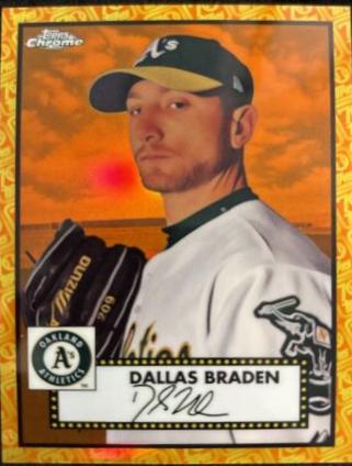 Dallas Braden [Orange Yellow 70th Anniversary Refractor] #563