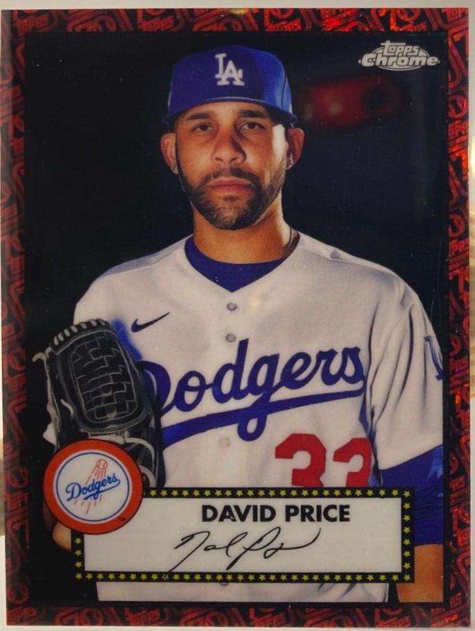 David Price [Black Red 70th Anniversary Mini Diamond Refractor] #444