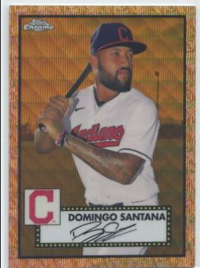 Domingo Santana [Gold Rose Gold 70th Anniversary Wave Refractor] #590