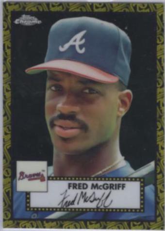 Fred McGriff [Black Gold 70th Anniversary Refractor] #684