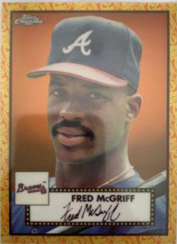 Fred McGriff [Orange Yellow 70th Anniversary Refractor] #684