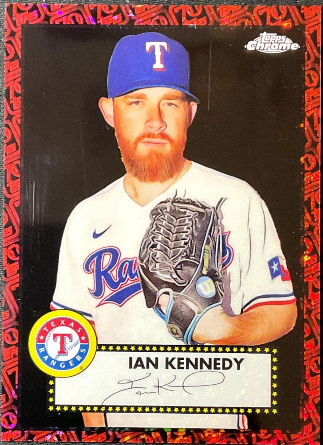 Ian Kennedy [Black Red 70th Anniversary Mini Diamond Refractor] #453