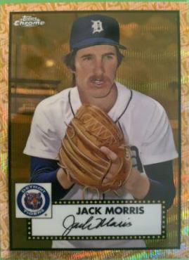 Jack Morris [Gold Rose Gold 70th Anniversary Wave Refractor] #658