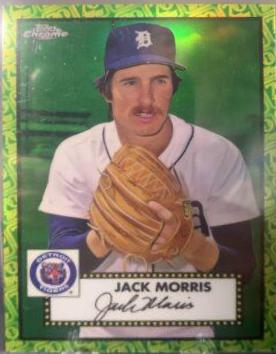 Jack Morris [Green Yellow 70th Anniversary Refractor] #658
