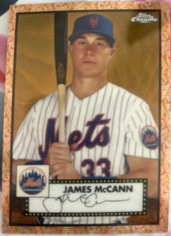 James McCann [Gold Rose Gold 70th Anniversary Wave Refractor] #458