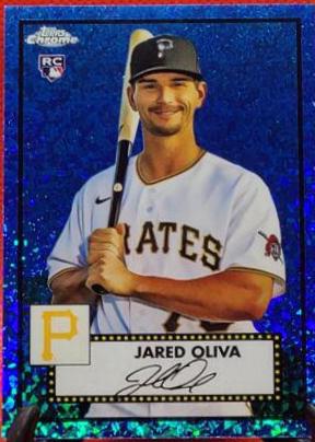 Jared Oliva [Blue Mini Diamond Refractor] #79