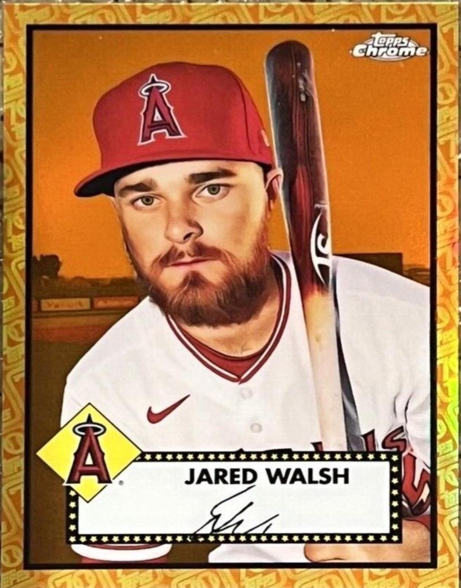 Jared Walsh [Orange Yellow 70th Anniversary Refractor] #258