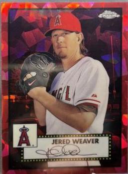 Jered Weaver [Red Atomic Refractor] #562