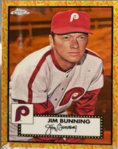 Jim Bunning [Orange Yellow 70th Anniversary Refractor] #631