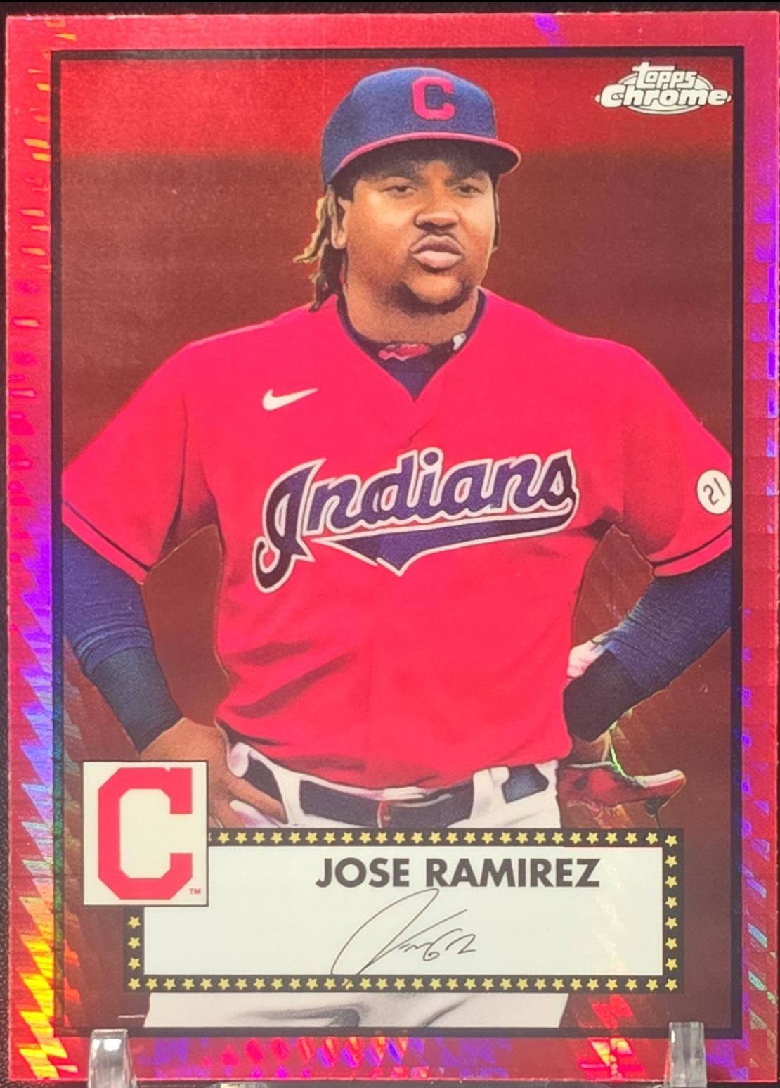 Jose Ramirez [Red Prism Refractor] #342