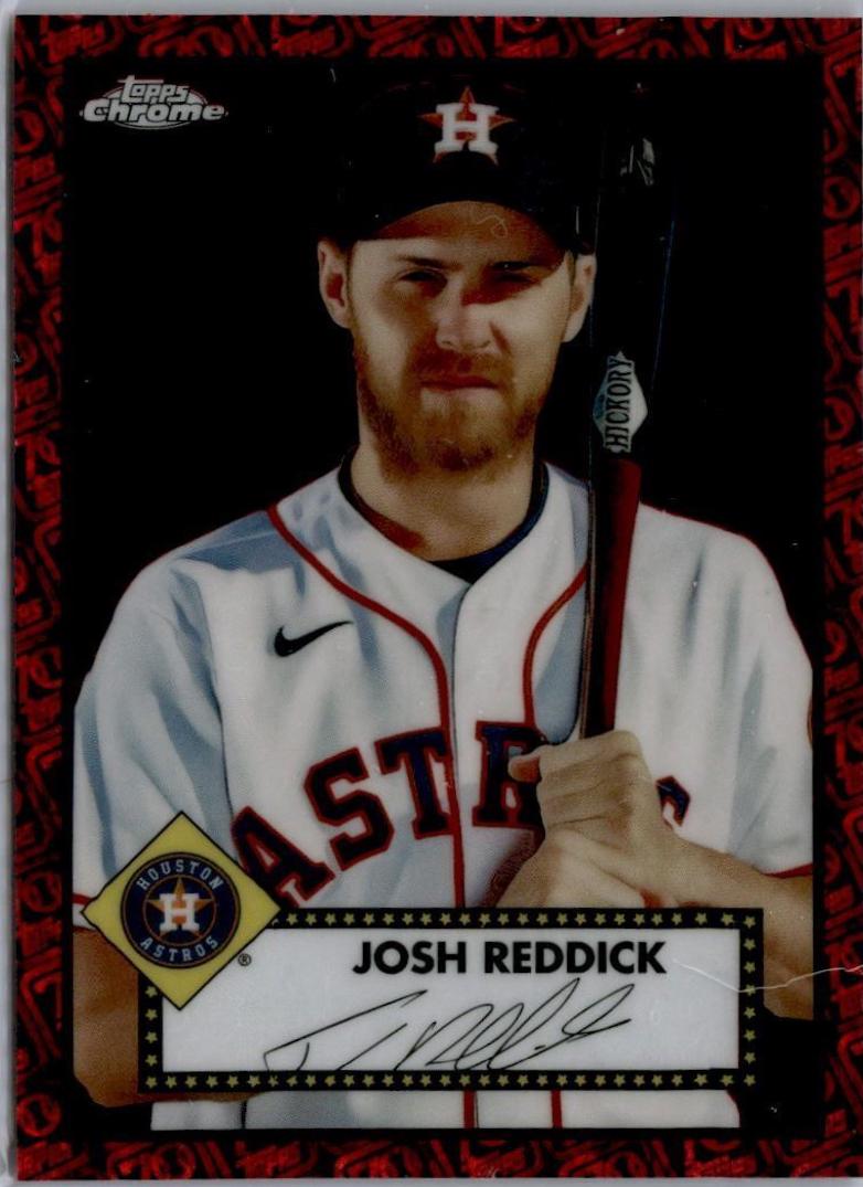 Josh Reddick [Black Red 70th Anniversary Mini Diamond Refractor] #403