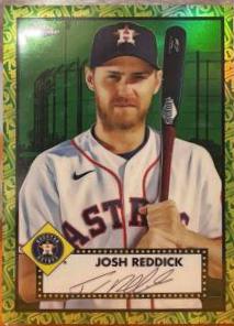 Josh Reddick [Green Yellow 70th Anniversary Refractor] #403