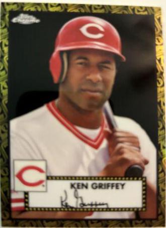 Ken Griffey [Black Gold 70th Anniversary Refractor] #480