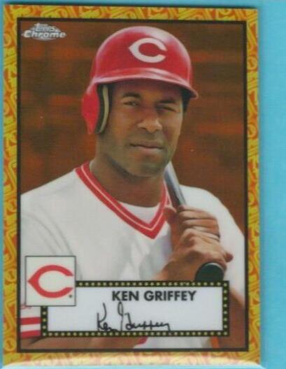 Ken Griffey [Orange Yellow 70th Anniversary Refractor] #480