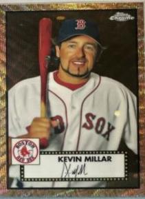 Kevin Millar [Gold Rose Gold 70th Anniversary Wave Refractor] #598