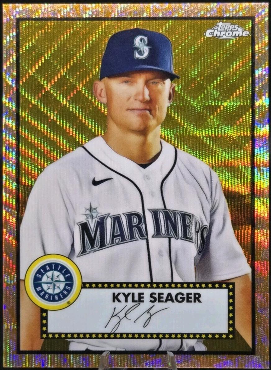 Kyle Seager [Gold Rose Gold 70th Anniversary Wave Refractor] #312