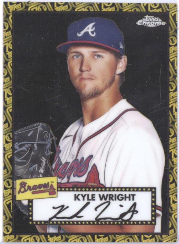 Kyle Wright [Black Gold 70th Anniversary Refractor] #238