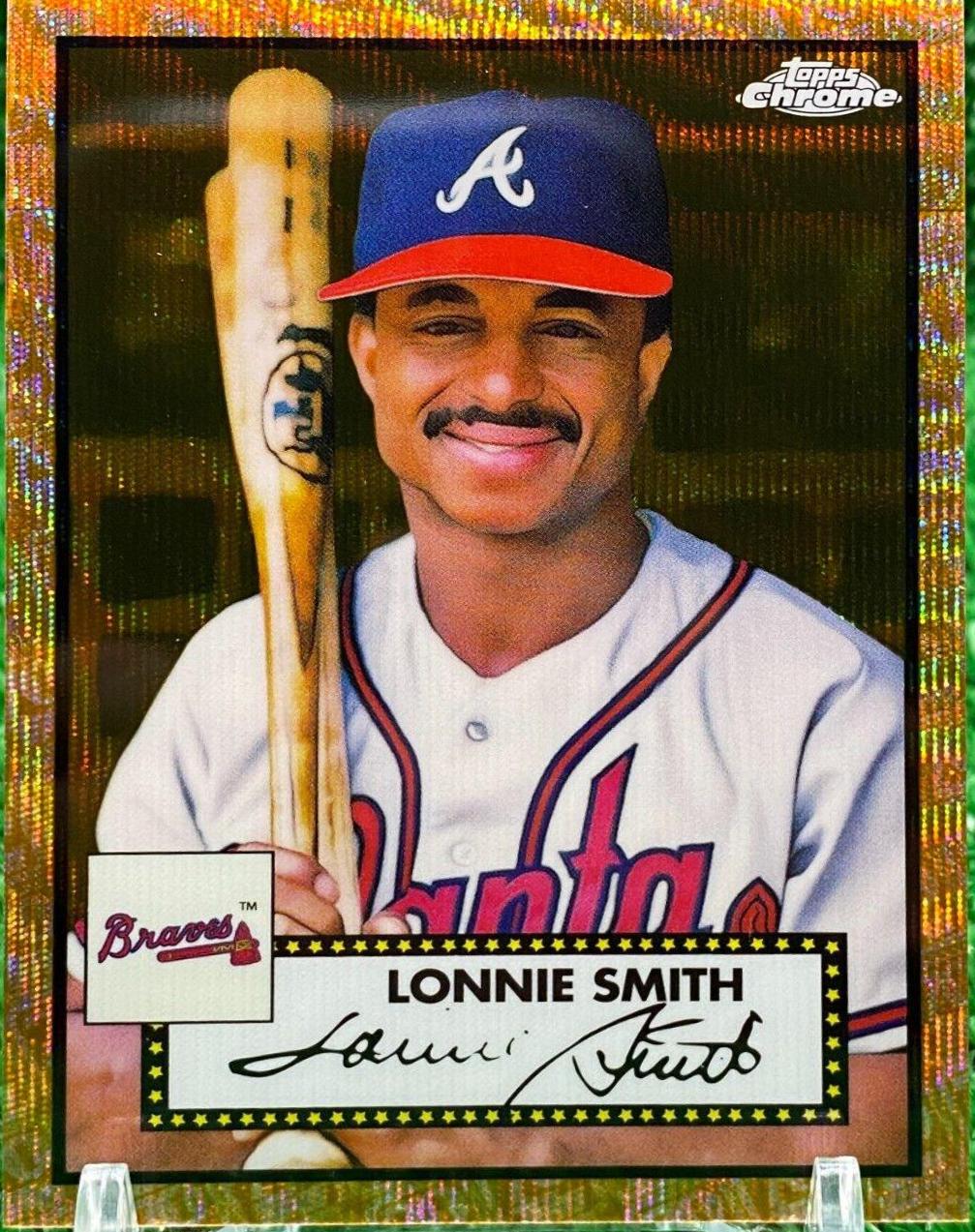 Lonnie Smith [Gold Rose Gold 70th Anniversary Wave Refractor] #595
