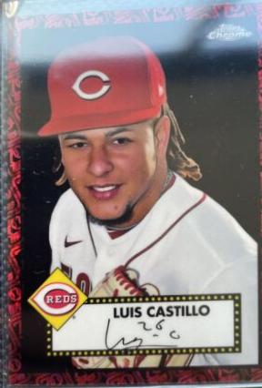 Luis Castillo [Black Red 70th Anniversary Mini Diamond Refractor] #250