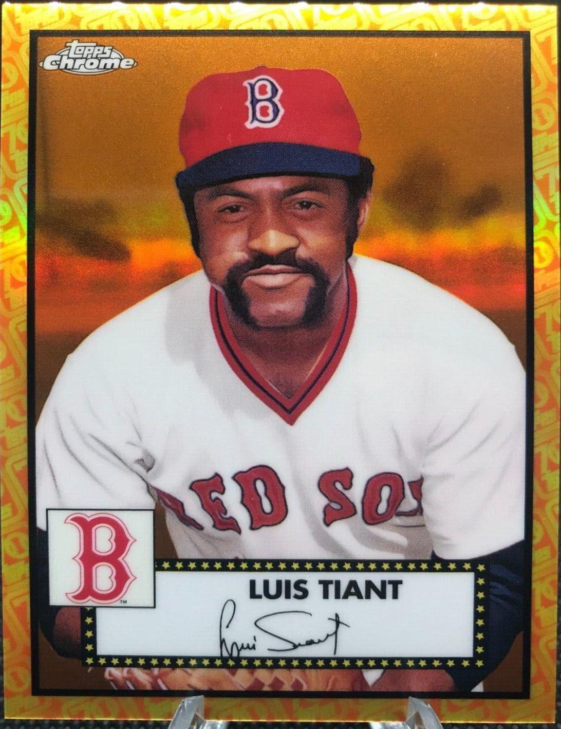 Luis Tiant [Orange Yellow 70th Anniversary Refractor] #558