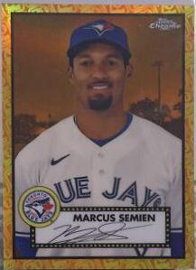 Marcus Semien [Orange Yellow 70th Anniversary Refractor] #214