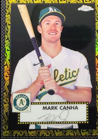 Mark Canha [Black Gold 70th Anniversary Refractor] #305